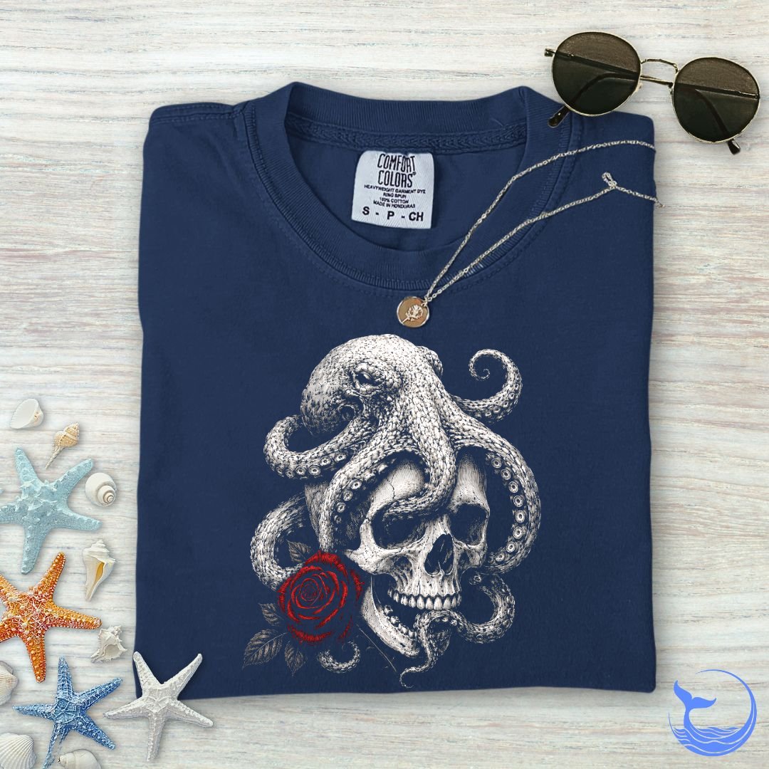The Last Rose, Octopus Comfort Colors T-Shirt