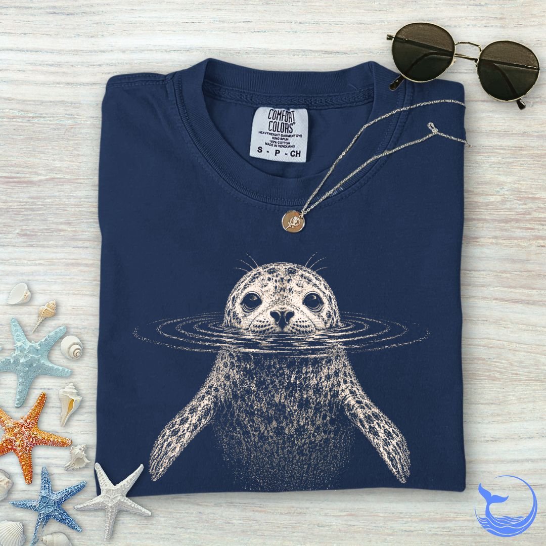 Swimming Seal Comfort Colors T-Shirt