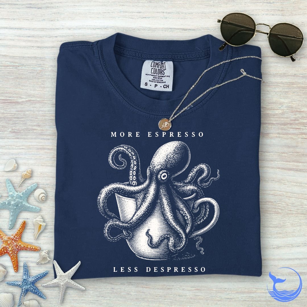 Espresso Octopus Comfort Colors T-Shirt