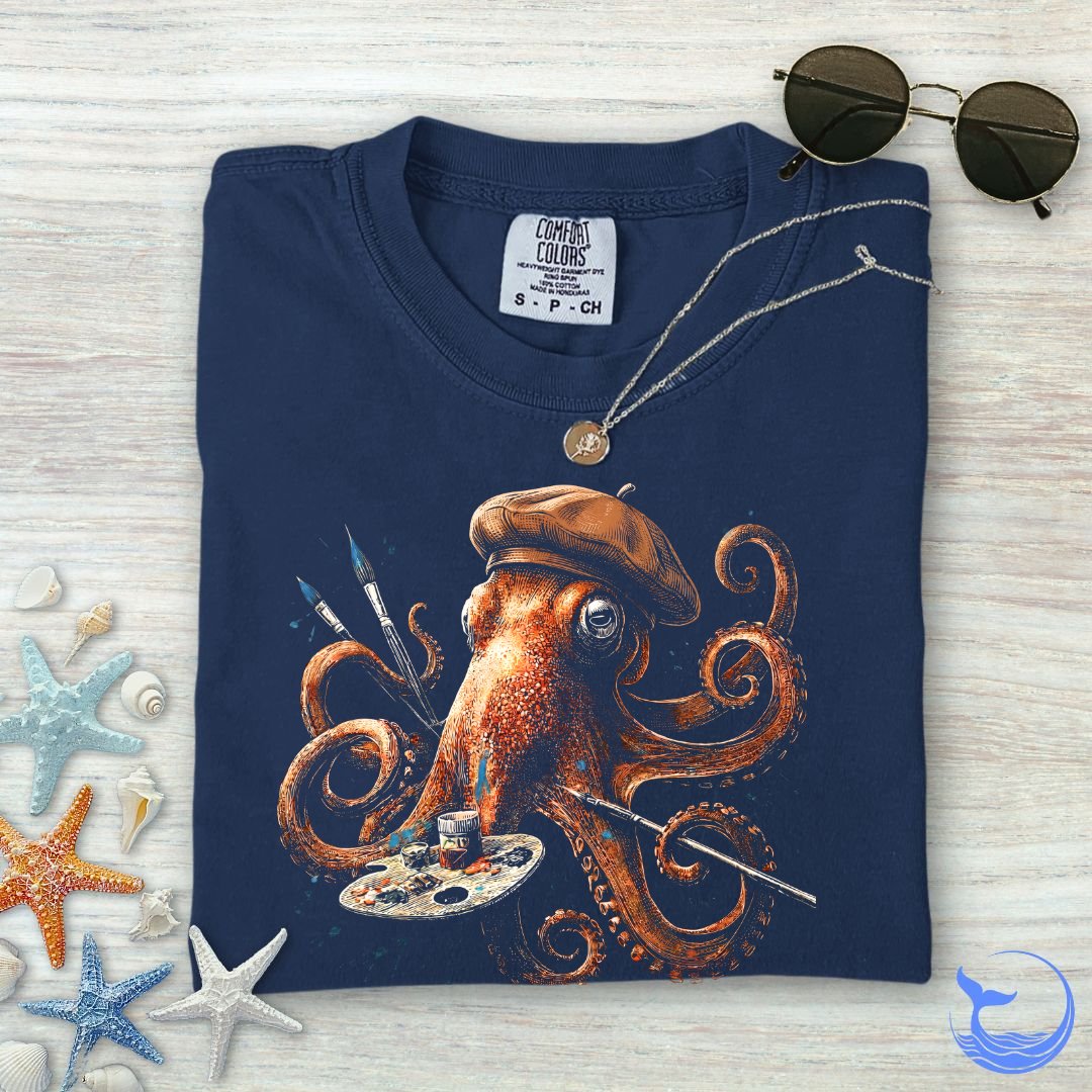 Artist Octopus Comfort Colors T-Shirt