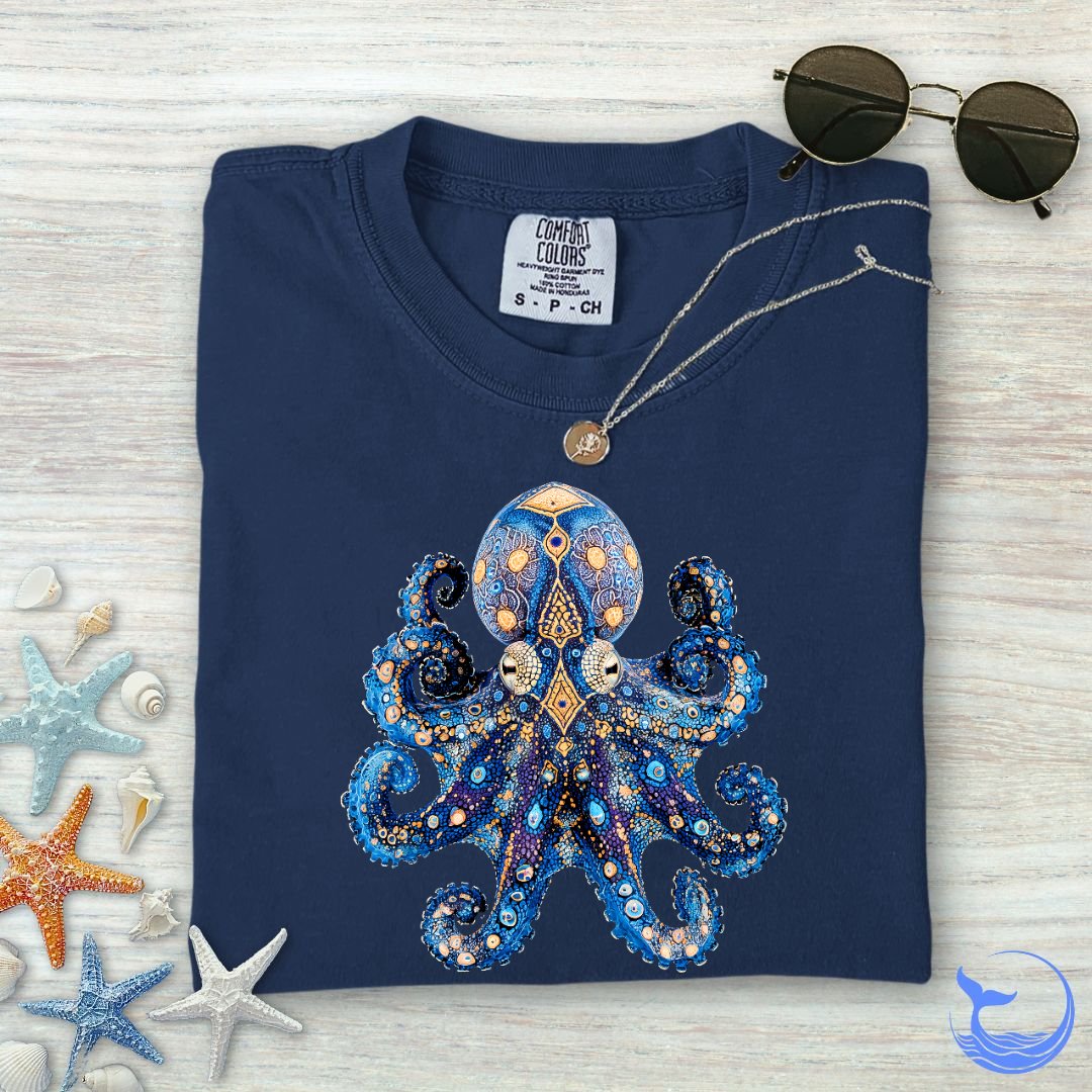 Blue-Ringed Octopus Comfort Colors T-Shirt