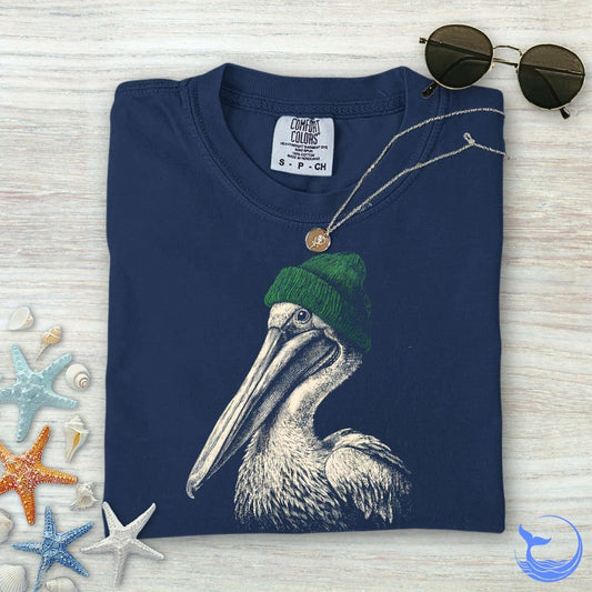 Winter Pelican Comfort Colors T-Shirt