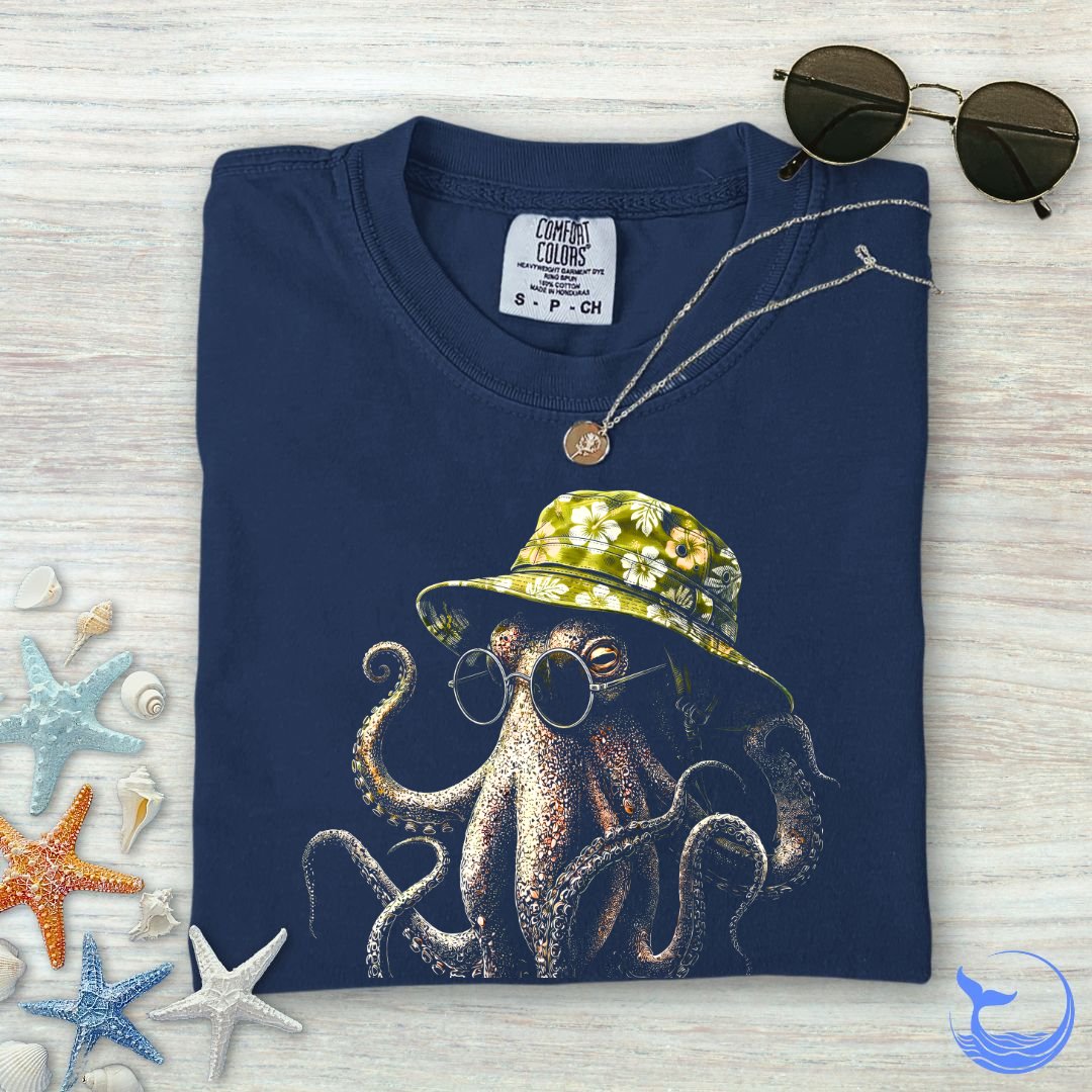 Summer Octopus Comfort Colors T-Shirt
