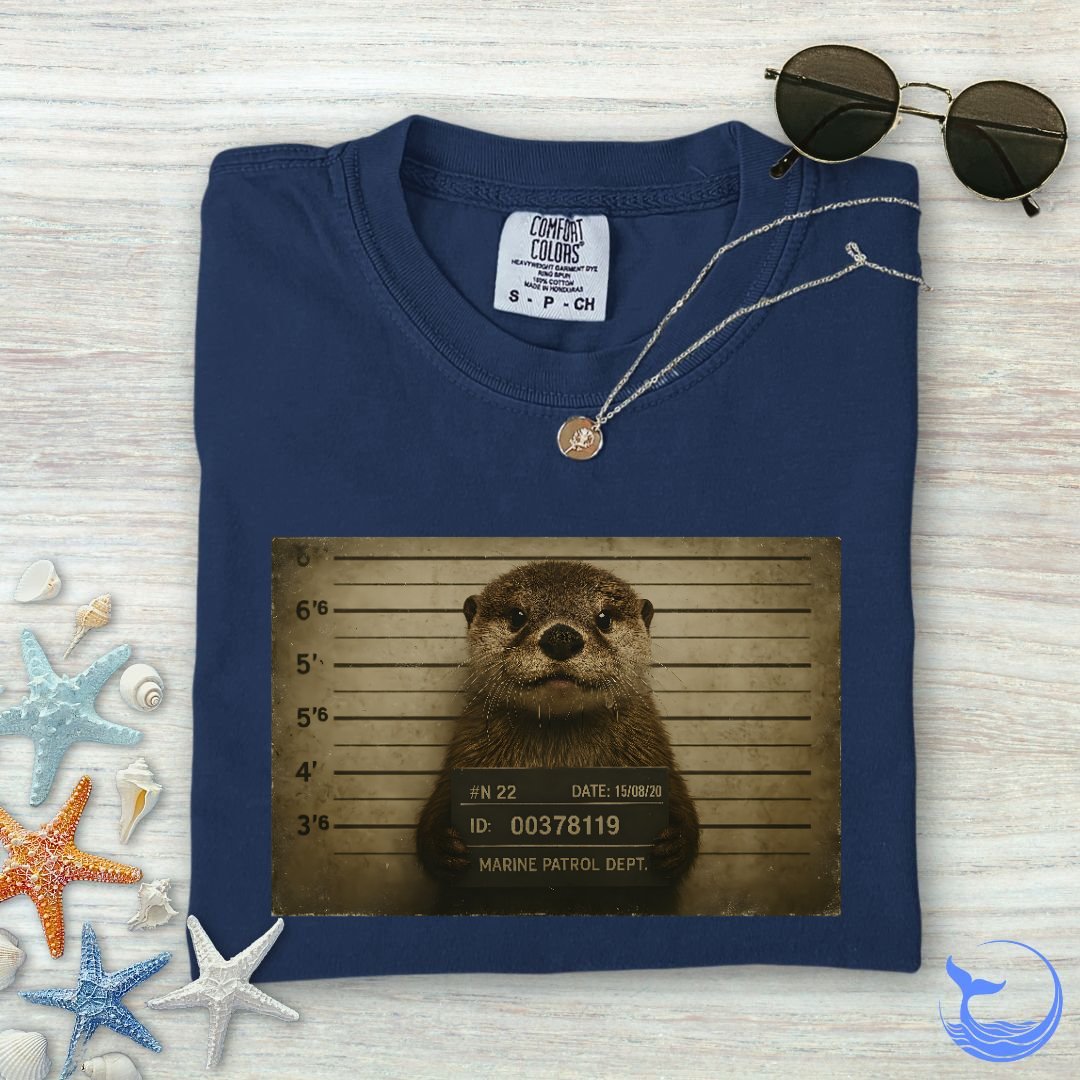 Otter Mugshot Comfort Colors T-Shirt