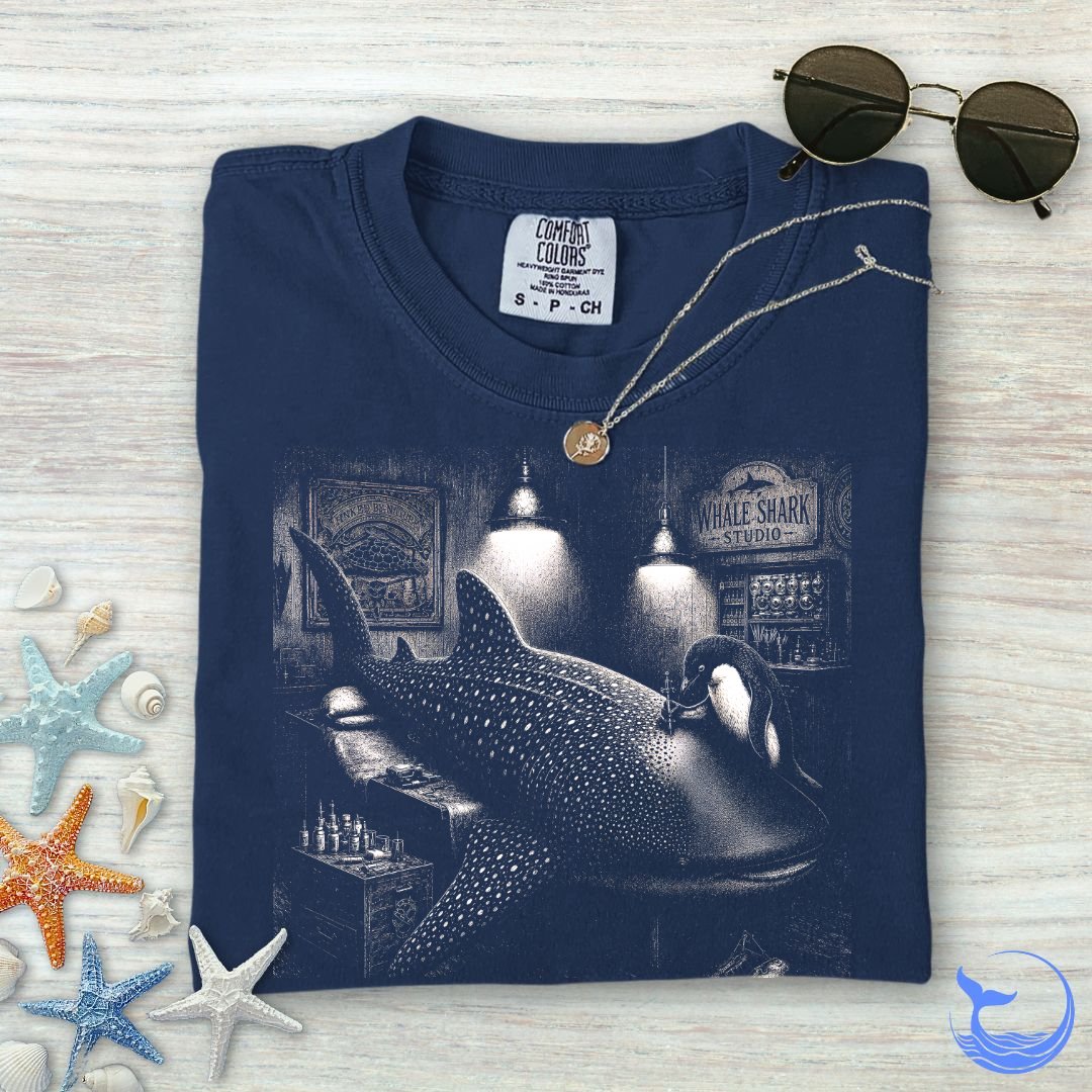 Whale Shark Tattoo Comfort Colors T-Shirt
