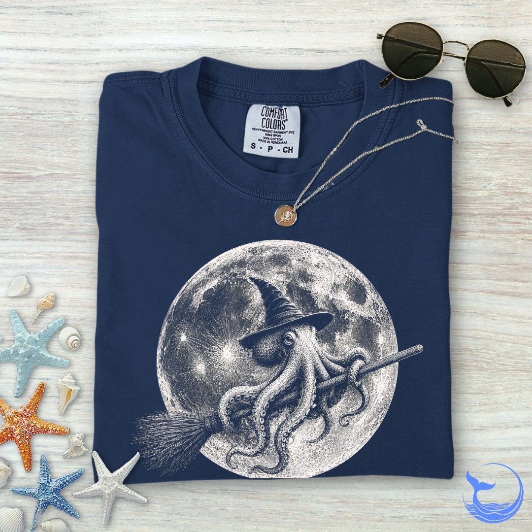 Witch Octopus Comfort Colors T-Shirt