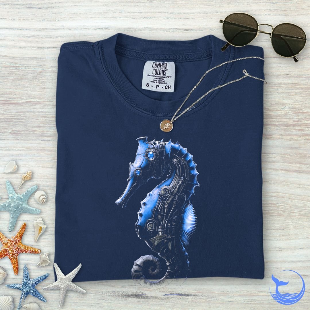 Steampunk Seahorse Comfort Colors T-Shirt