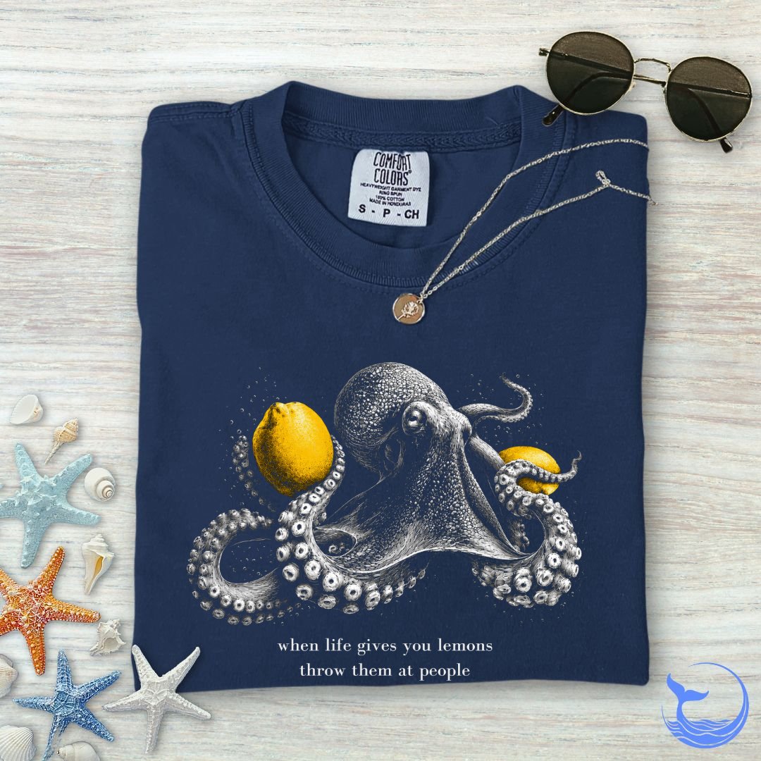 Lemons, Octopus Comfort Colors T-Shirt