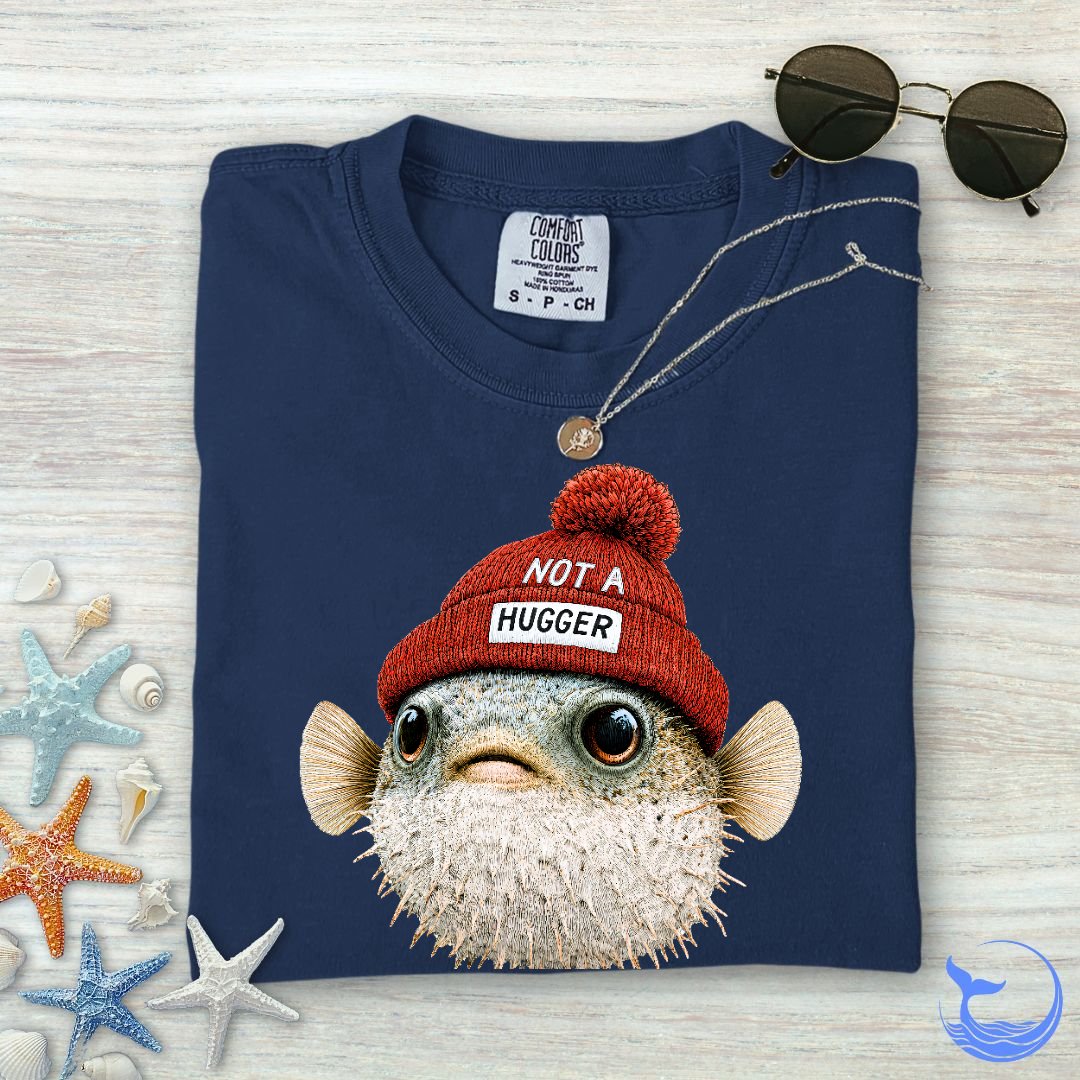 Hugger Pufferfish Comfort Colors T-Shirt
