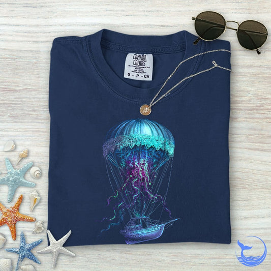 Jellyfish Air Balloon Comfort Colors T-Shirt