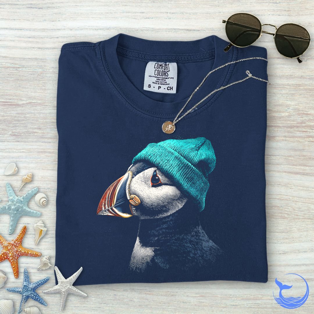 Winter Puffin Comfort Colors T-Shirt