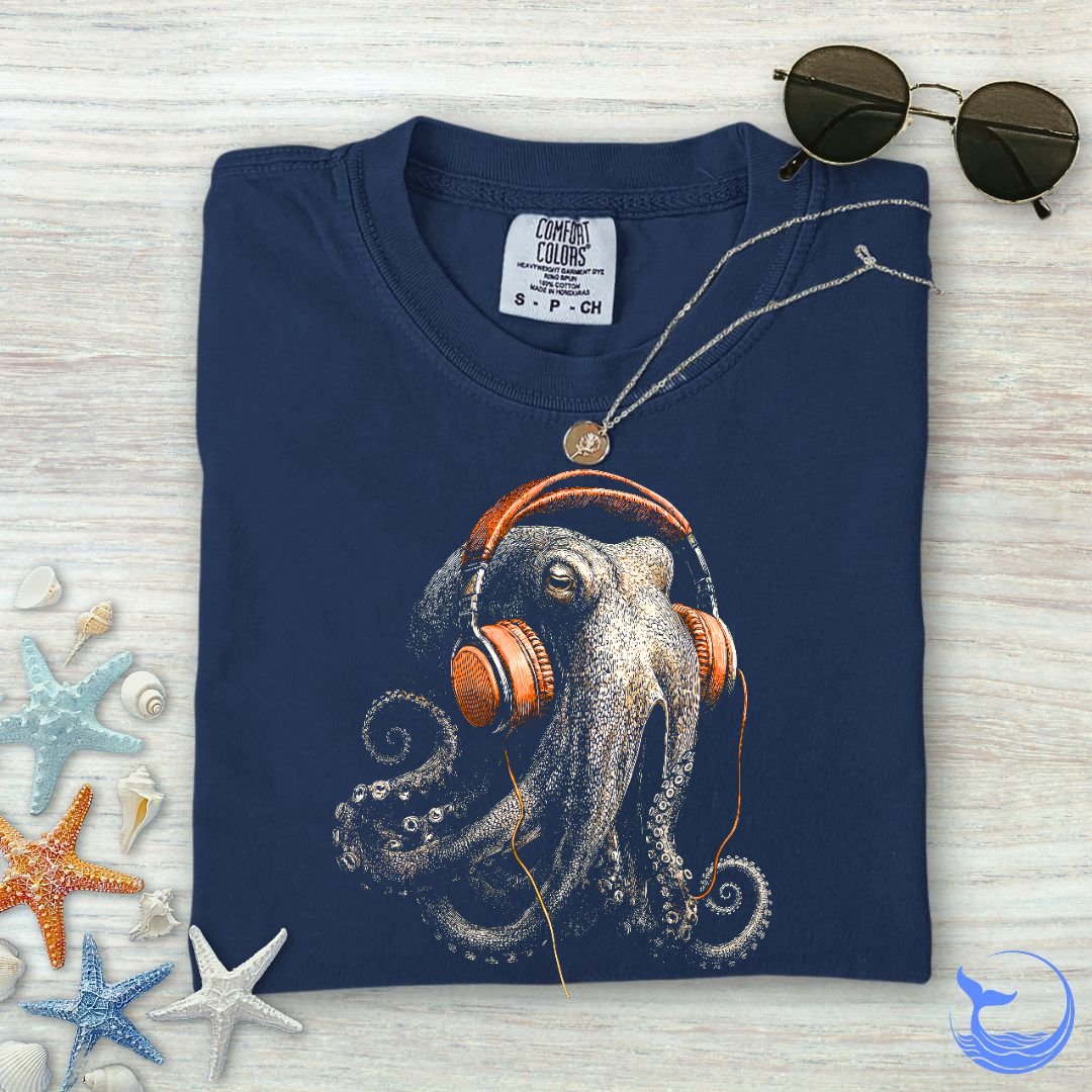 Groovy Octopus Comfort Colors T-Shirt
