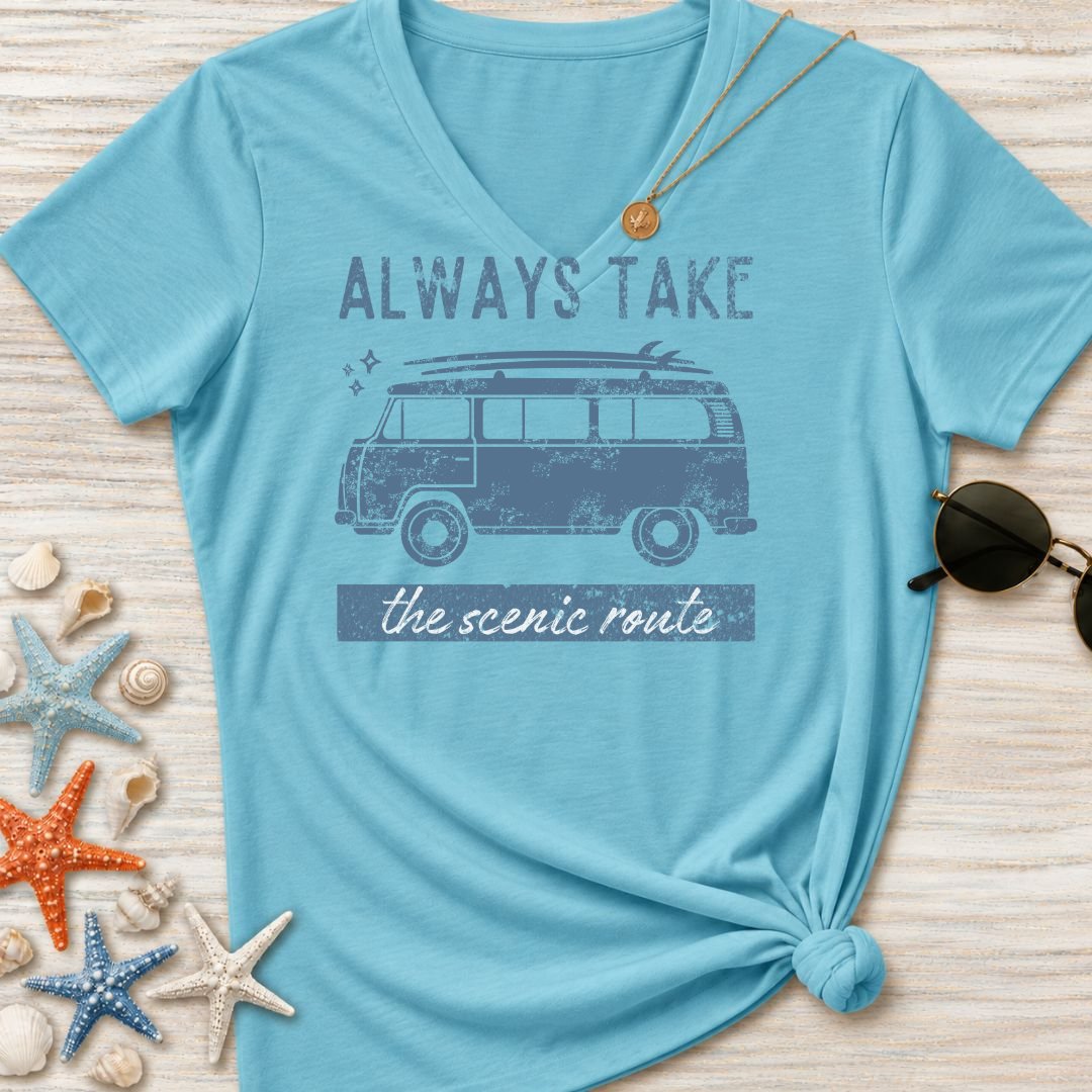 Scenic Route Women's V-Neck T-Shirt