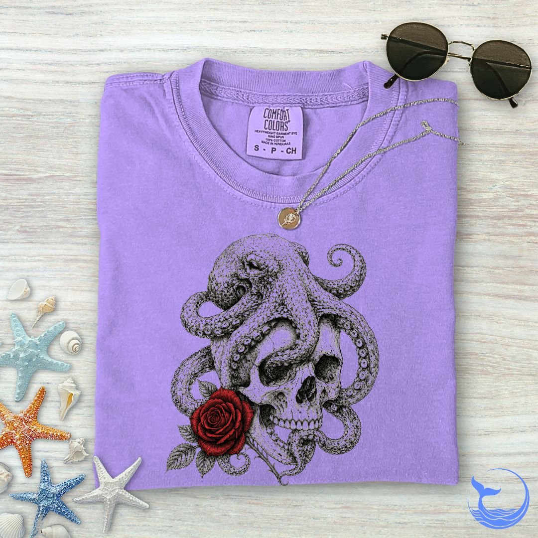 The Last Rose, Octopus Comfort Colors T-Shirt