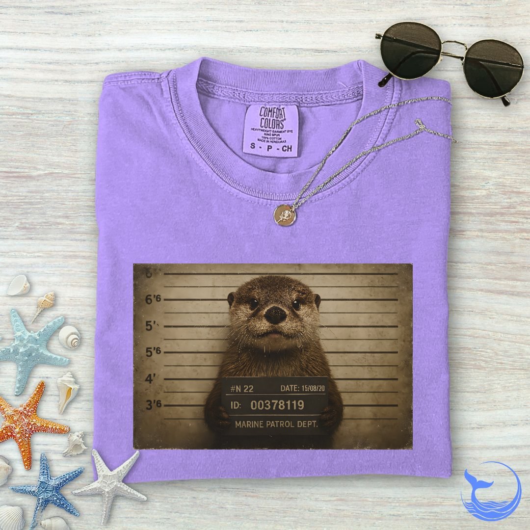 Otter Mugshot Comfort Colors T-Shirt