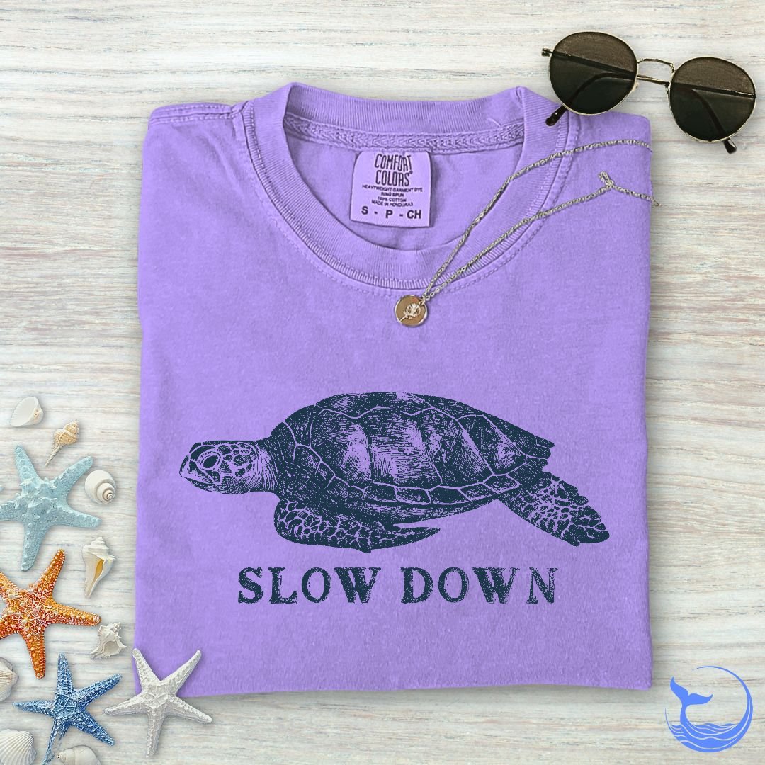 Slow Down Turtle Comfort Colors T-Shirt