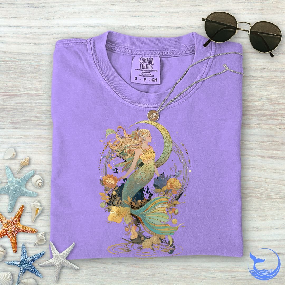 Whimsical Mermaid Comfort Colors T-Shirt