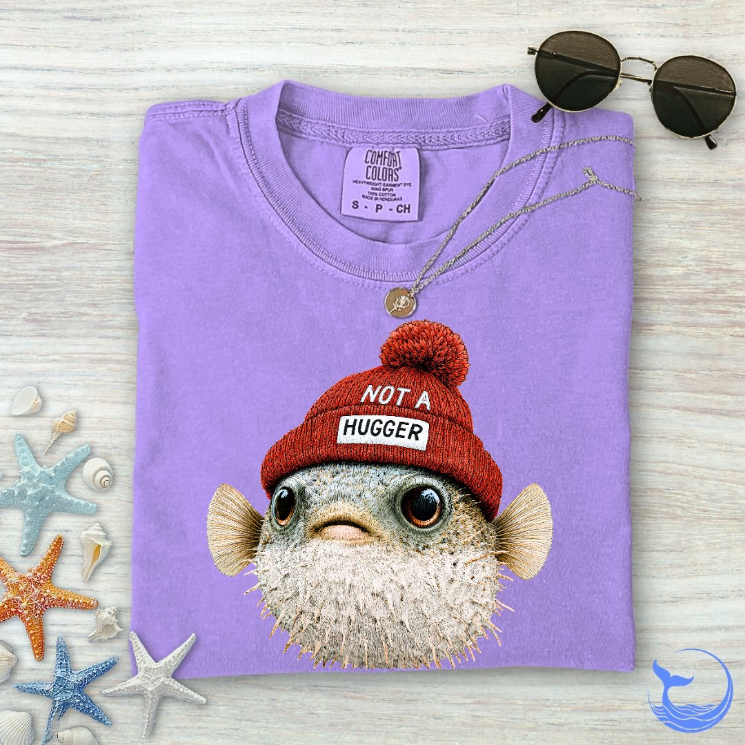 Hugger Pufferfish Comfort Colors T-Shirt