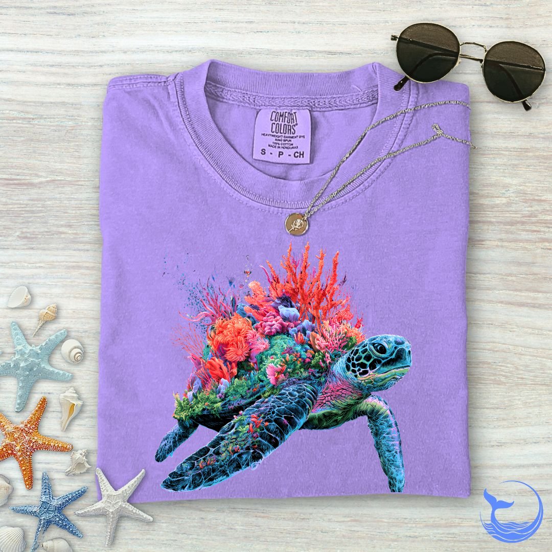 Reef Turtle Comfort Colors T-Shirt