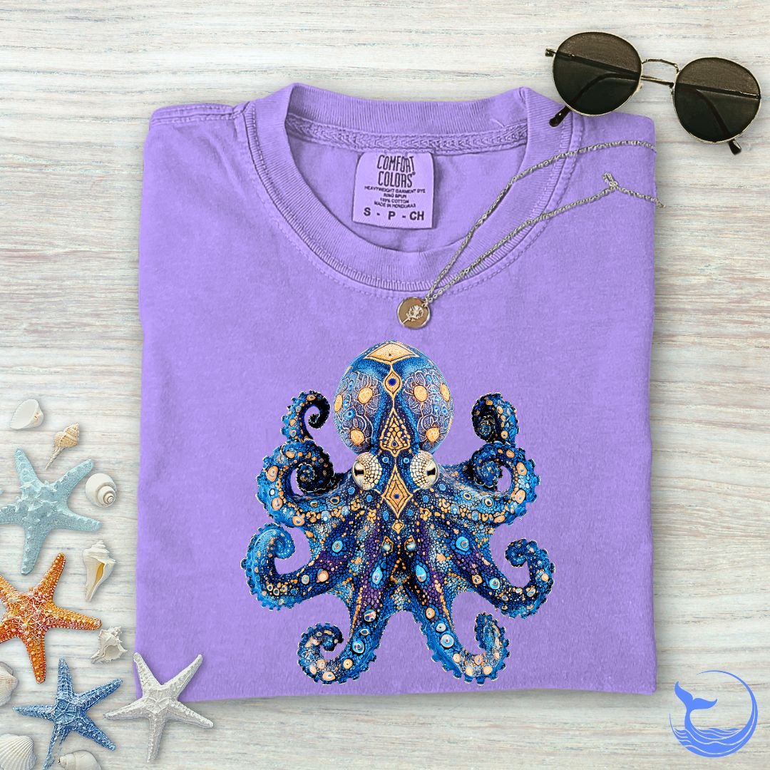 Blue-Ringed Octopus Comfort Colors T-Shirt