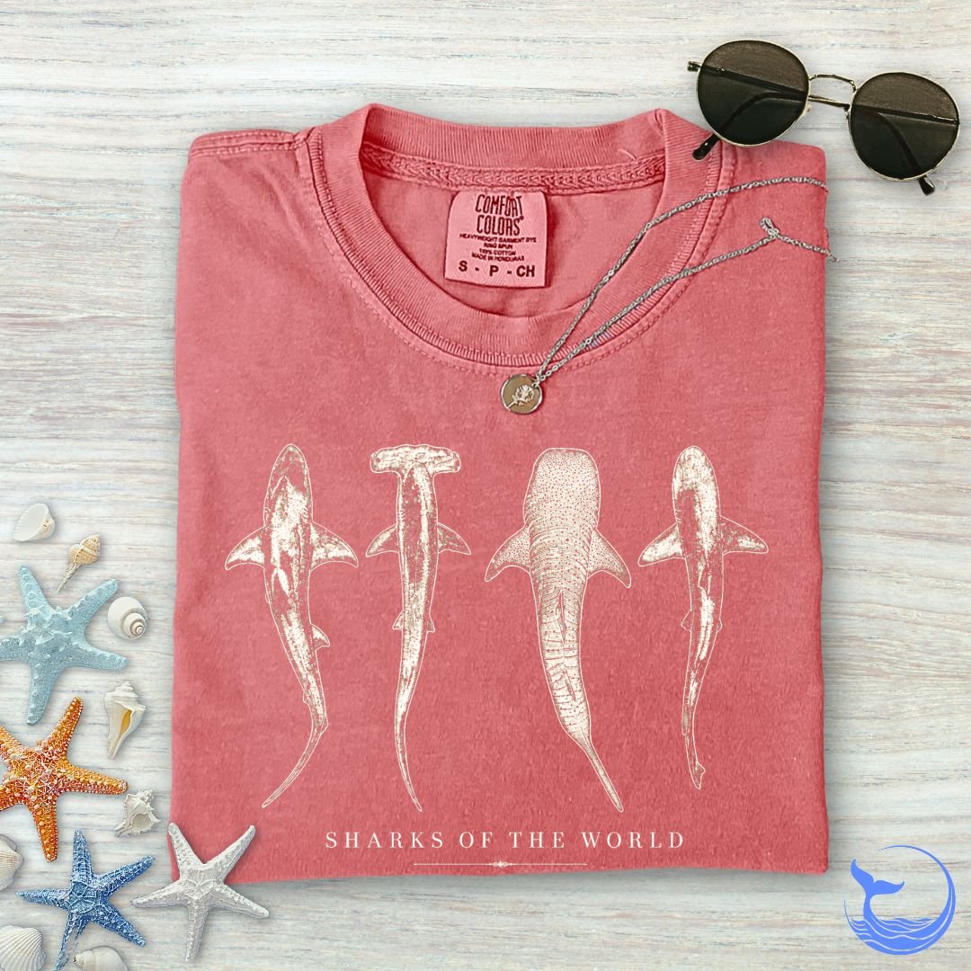 Sharks Of The World Comfort Colors T-Shirt