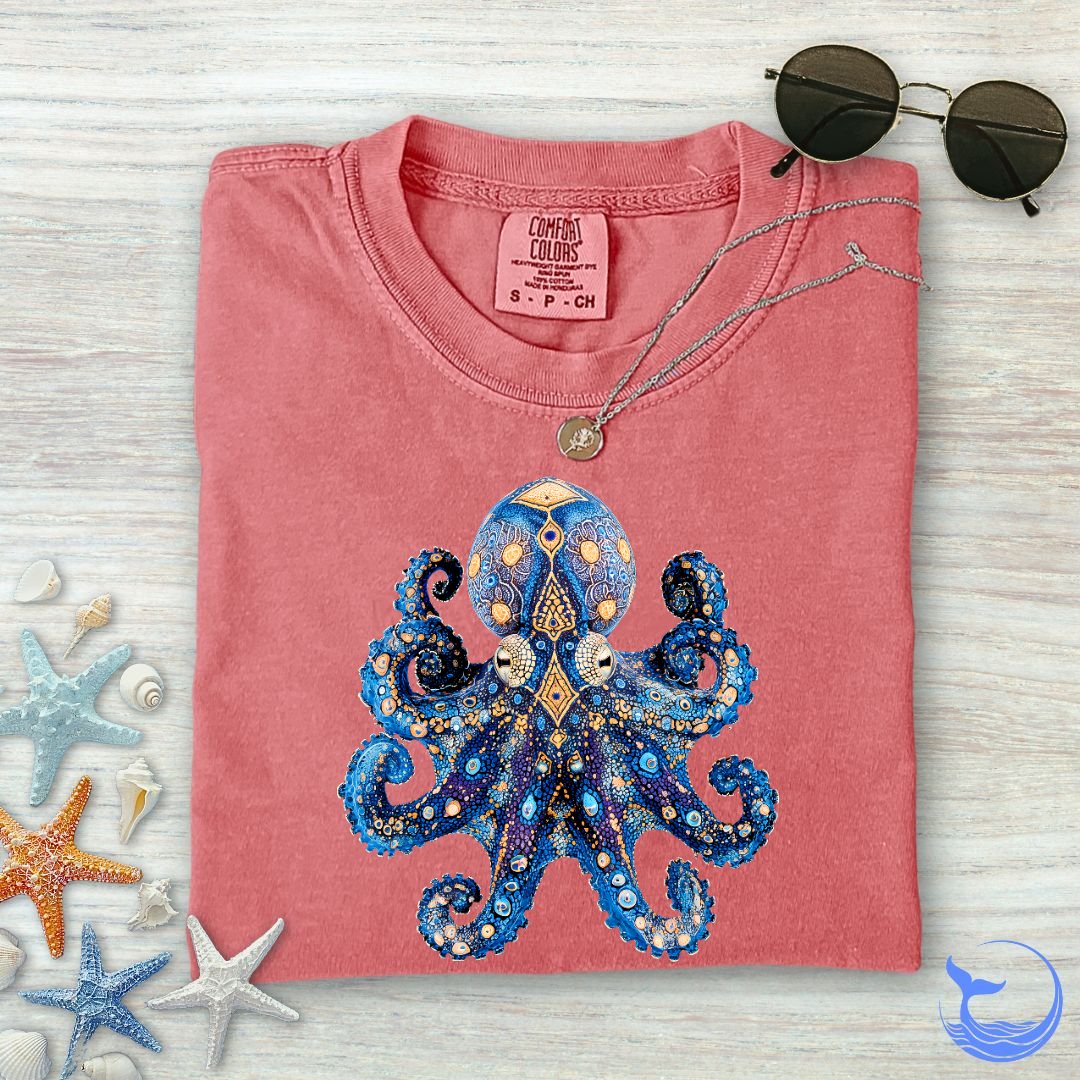 Blue-Ringed Octopus Comfort Colors T-Shirt