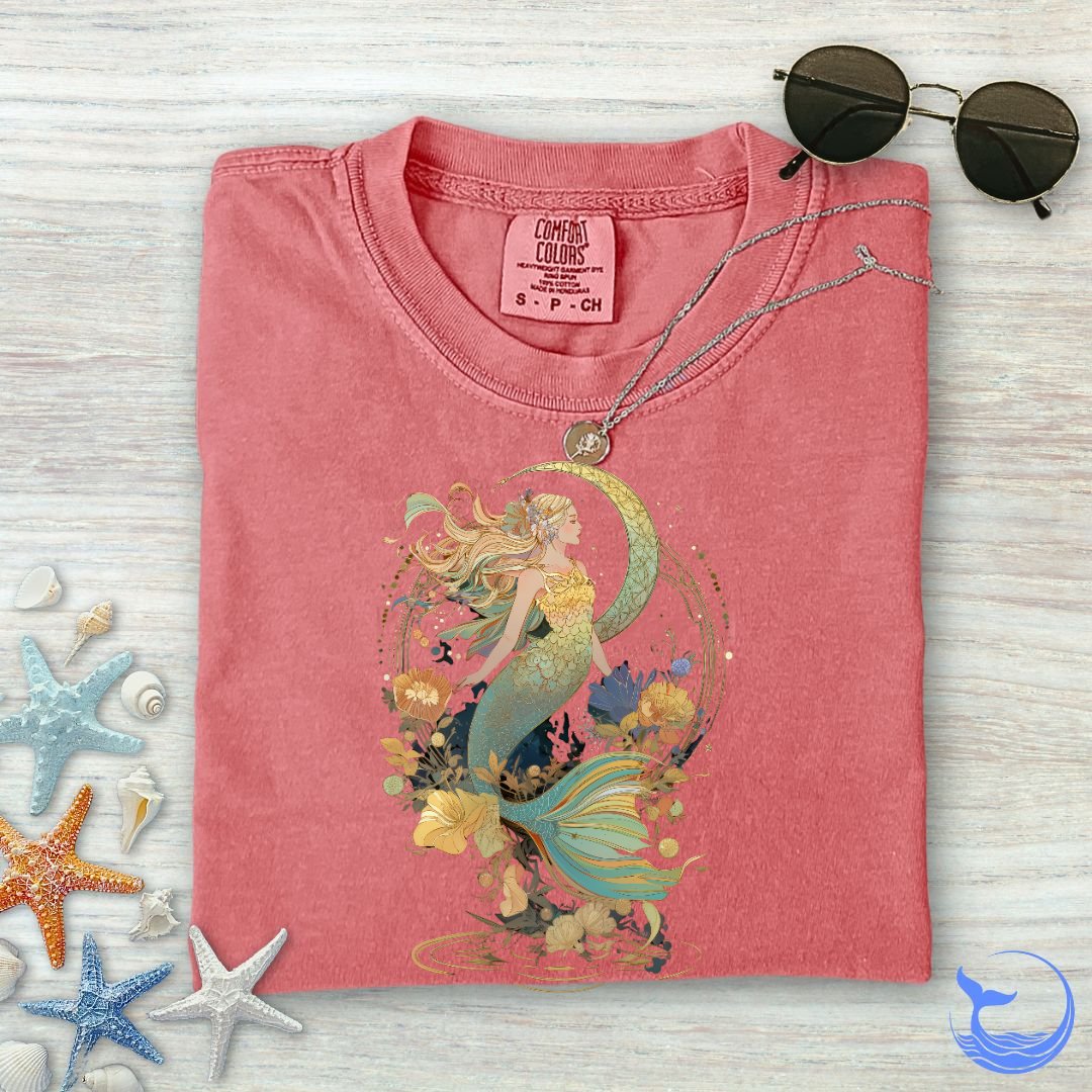 Whimsical Mermaid Comfort Colors T-Shirt