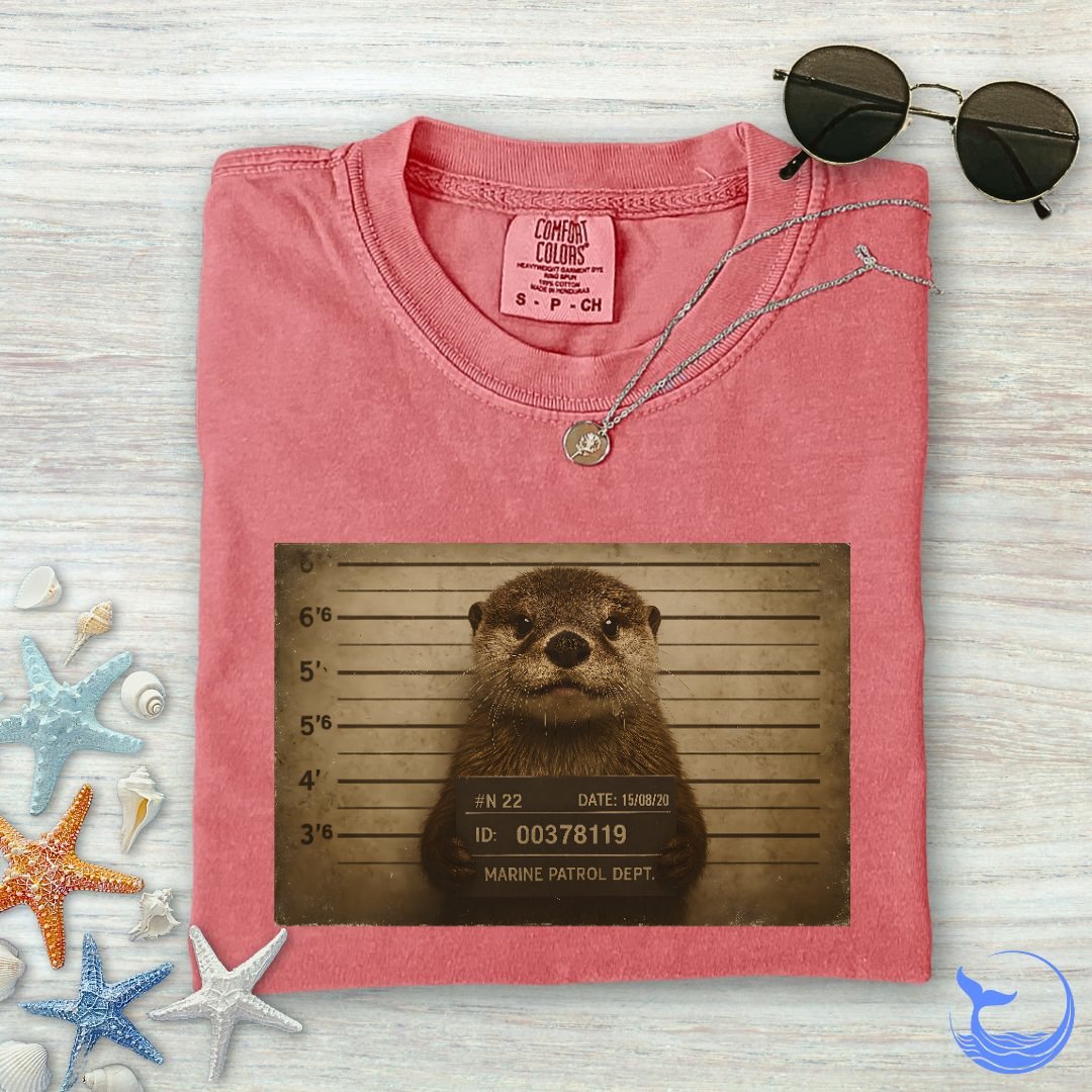 Otter Mugshot Comfort Colors T-Shirt