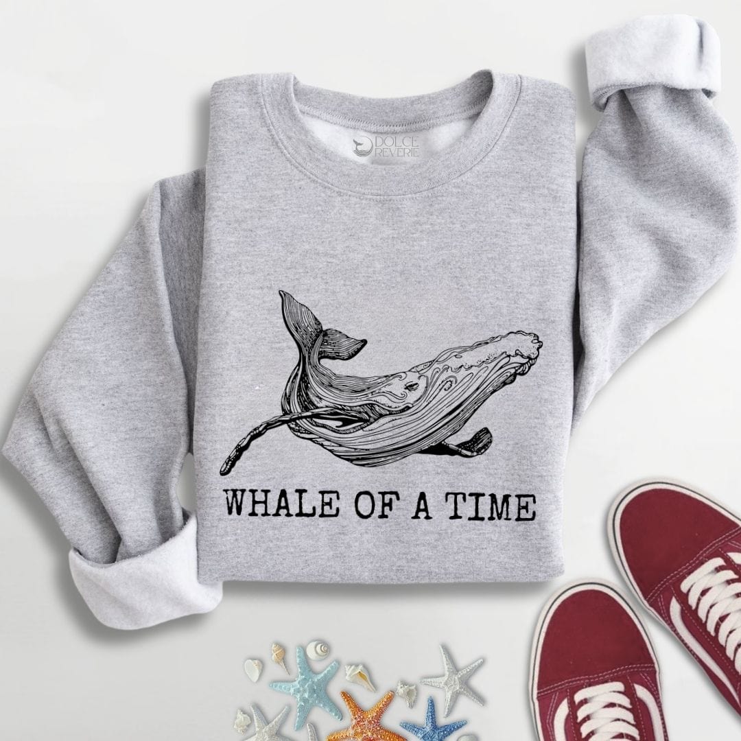Whale Of A Time Sweatshirt S / Sport Grey