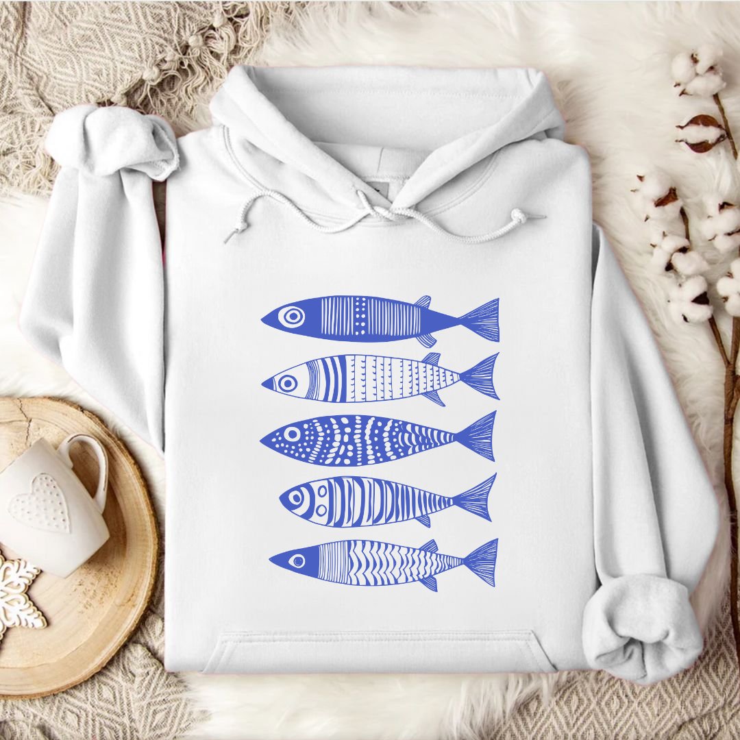 Blue Sardines Hoodie