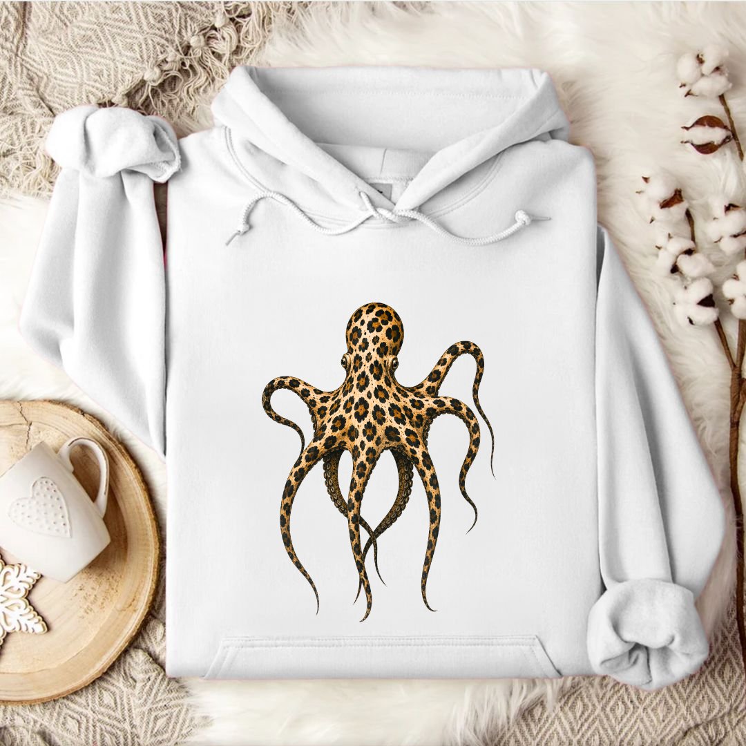 Cheetah Octopus Hoodie