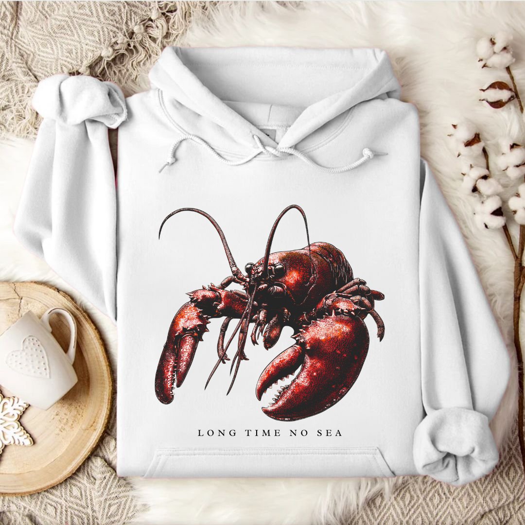 Long Time No Sea Lobster Hoodie