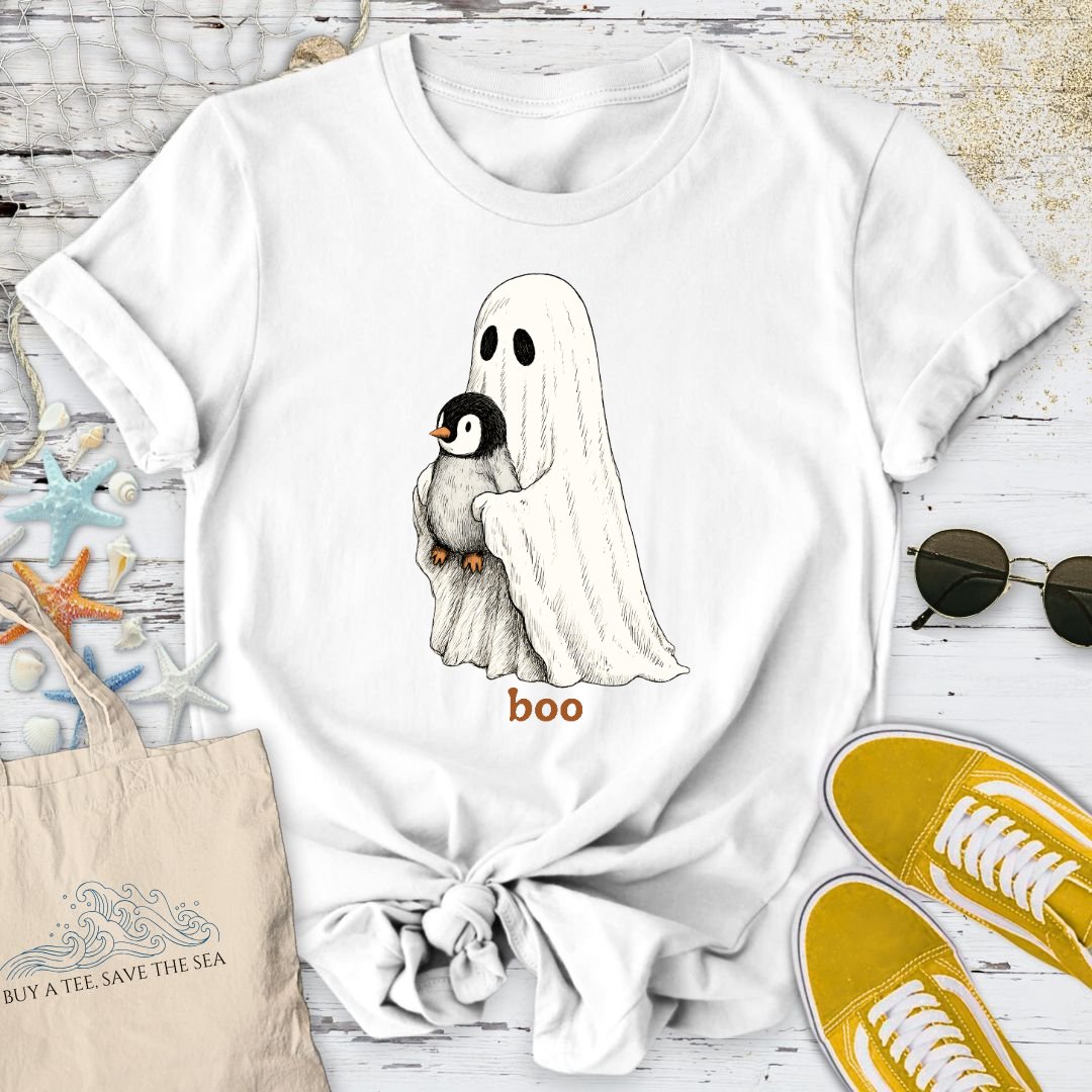 Boo, Ghost & Penguin T-Shirt