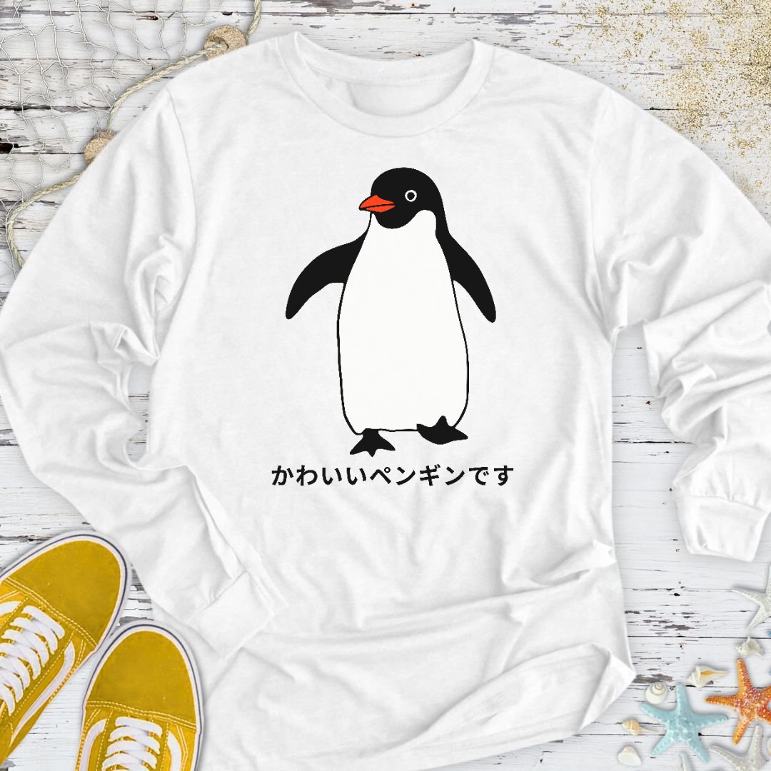 Cute Penguin Long Sleeve Tee
