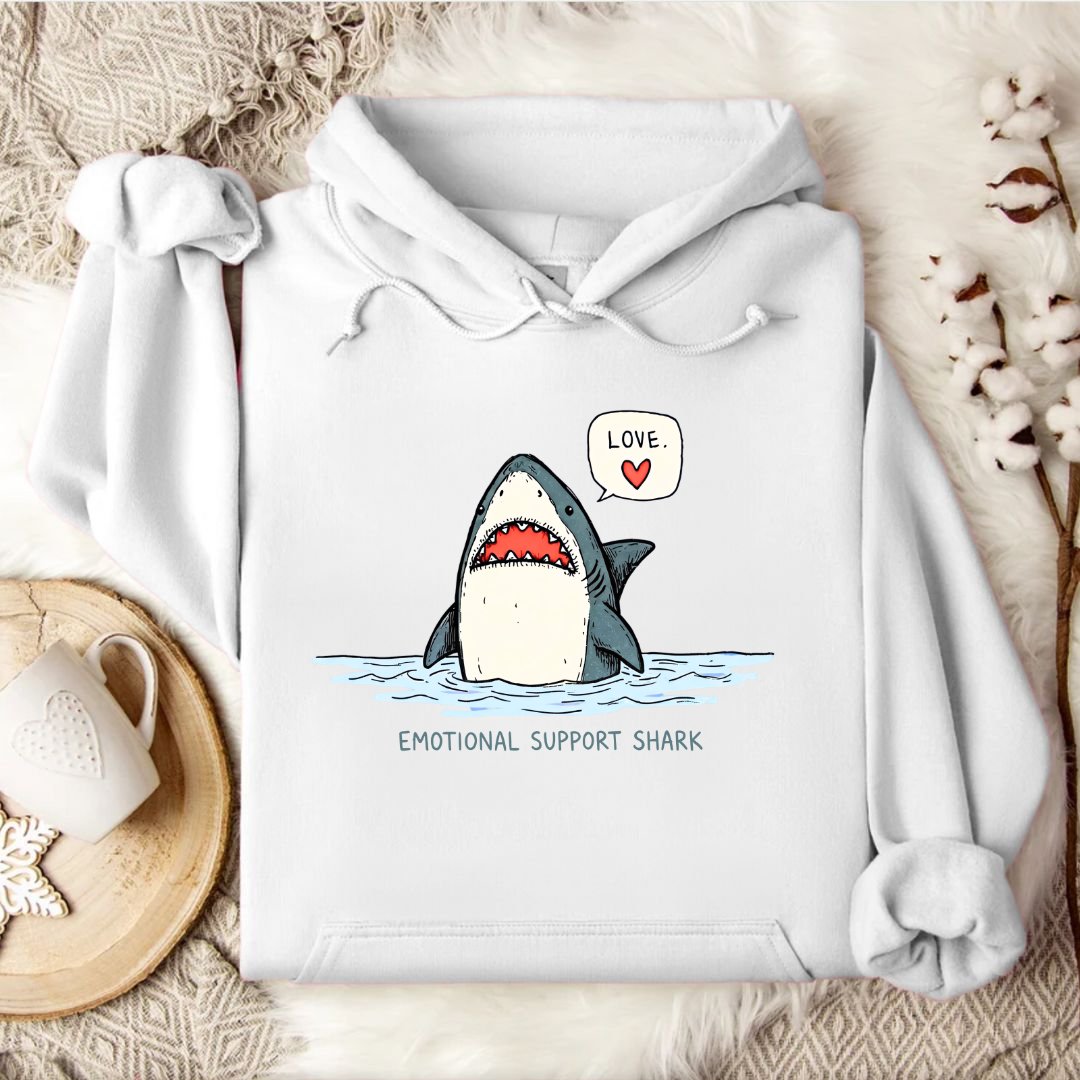 Emotional Support Shark Hoodie