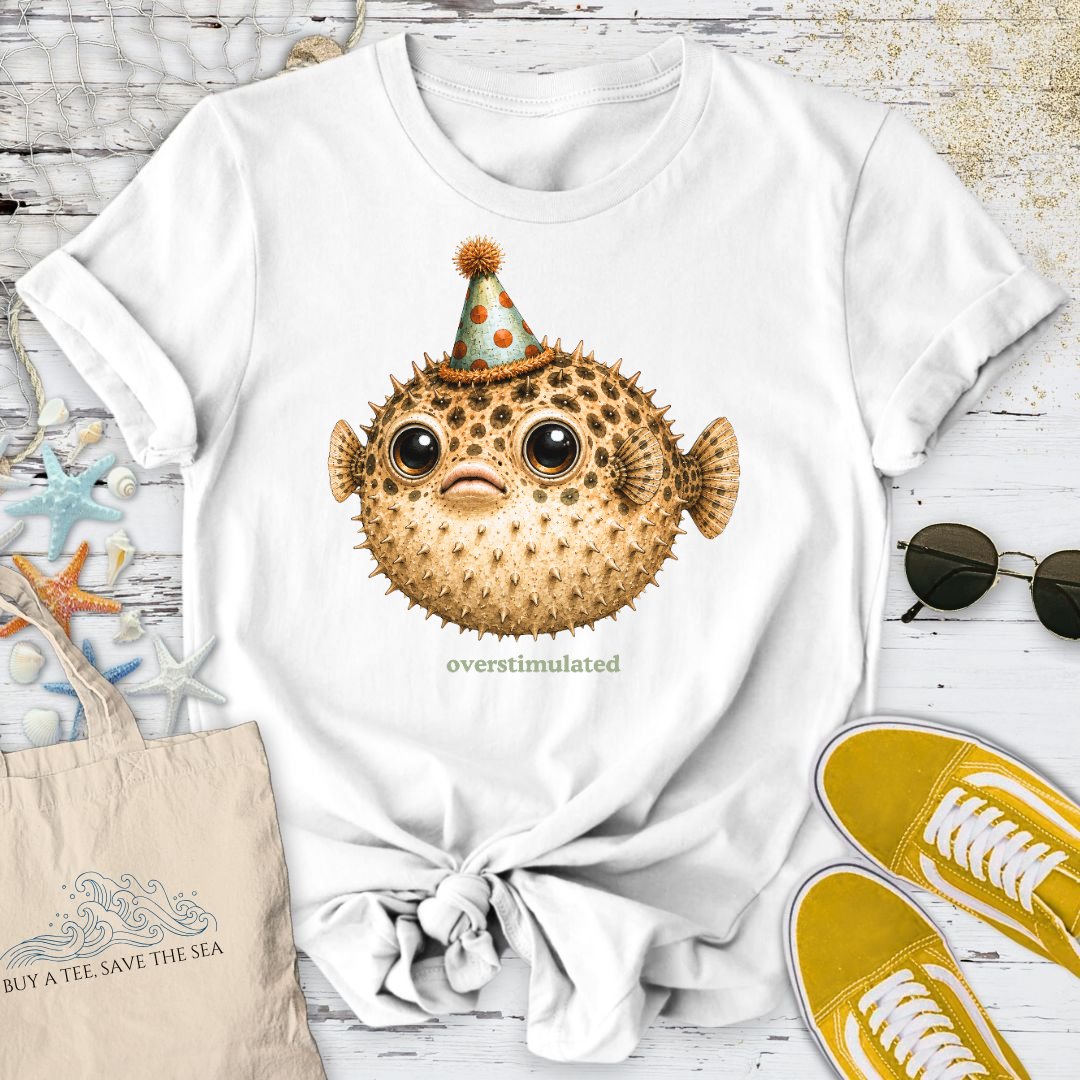Overstimulated Pufferfish T-Shirt