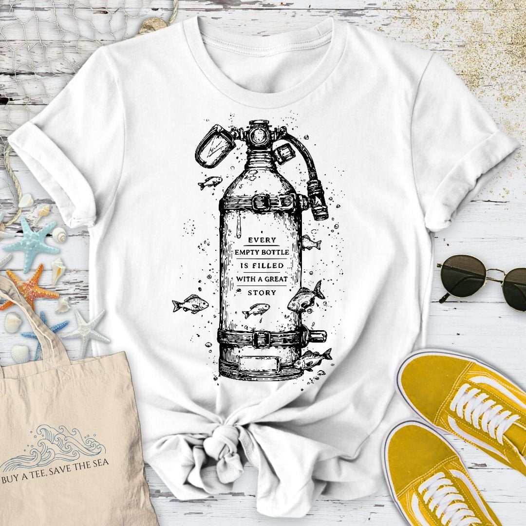 Scuba Tank, Great Story T-Shirt