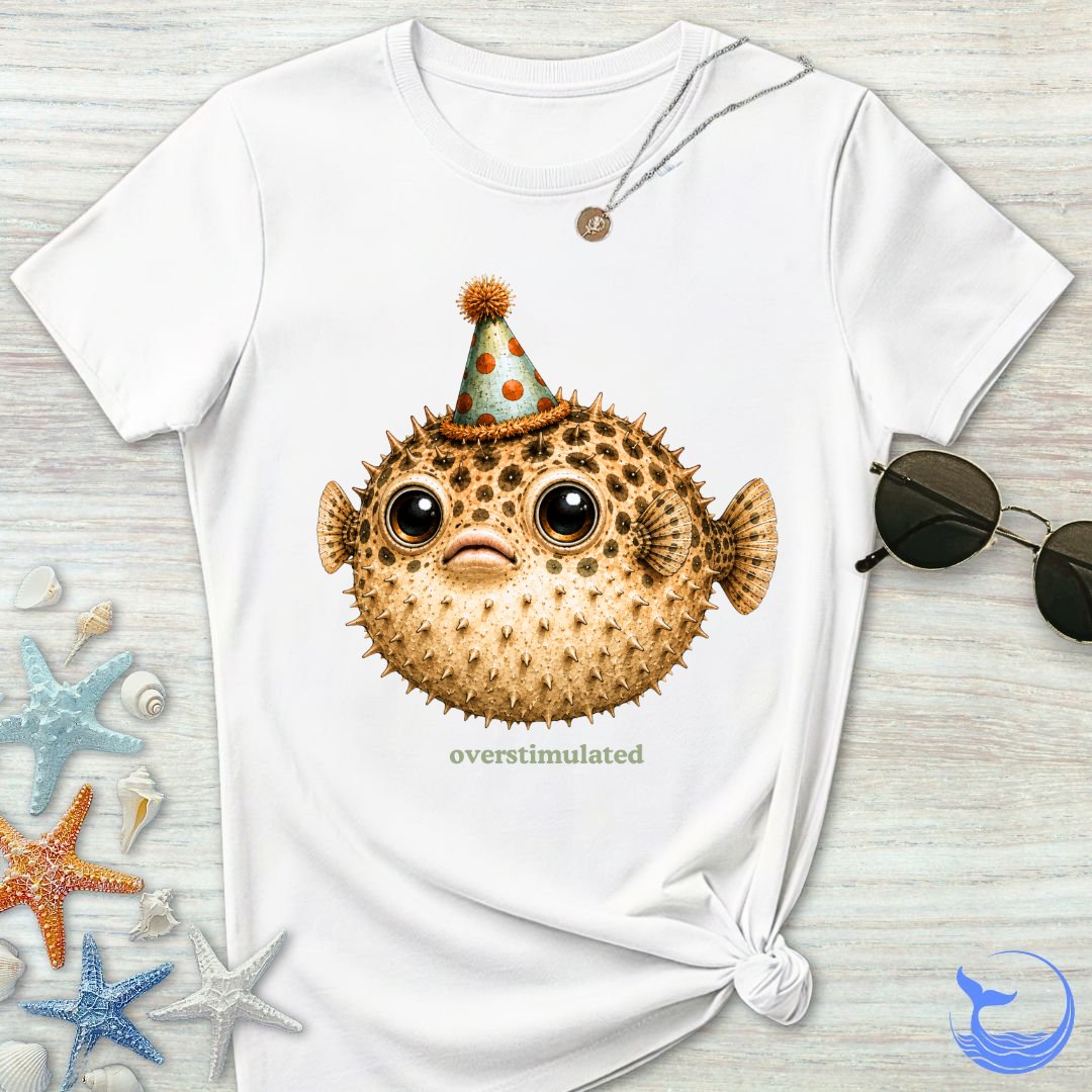Overstimulated Pufferfish Women's T-Shirt