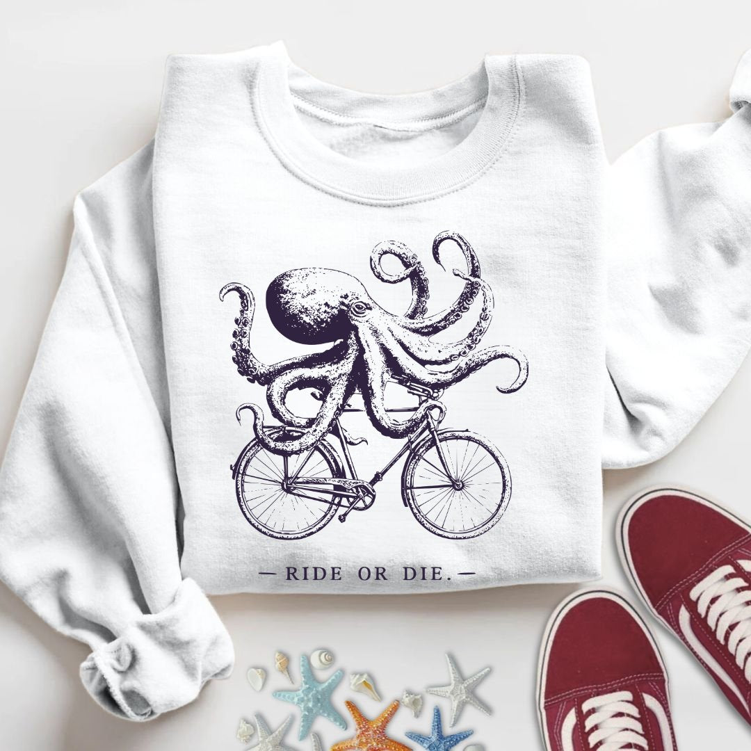 Ride Or Die, Octopus Sweatshirt