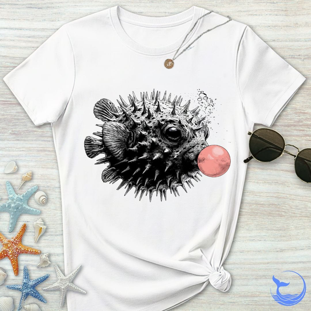 Bubblegum Pufferfish Women's T-Shirt