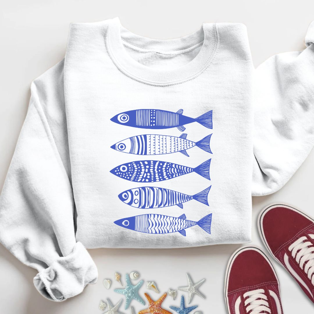 Blue Sardines Sweatshirt