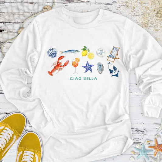 Italian Summer Long Sleeve Tee