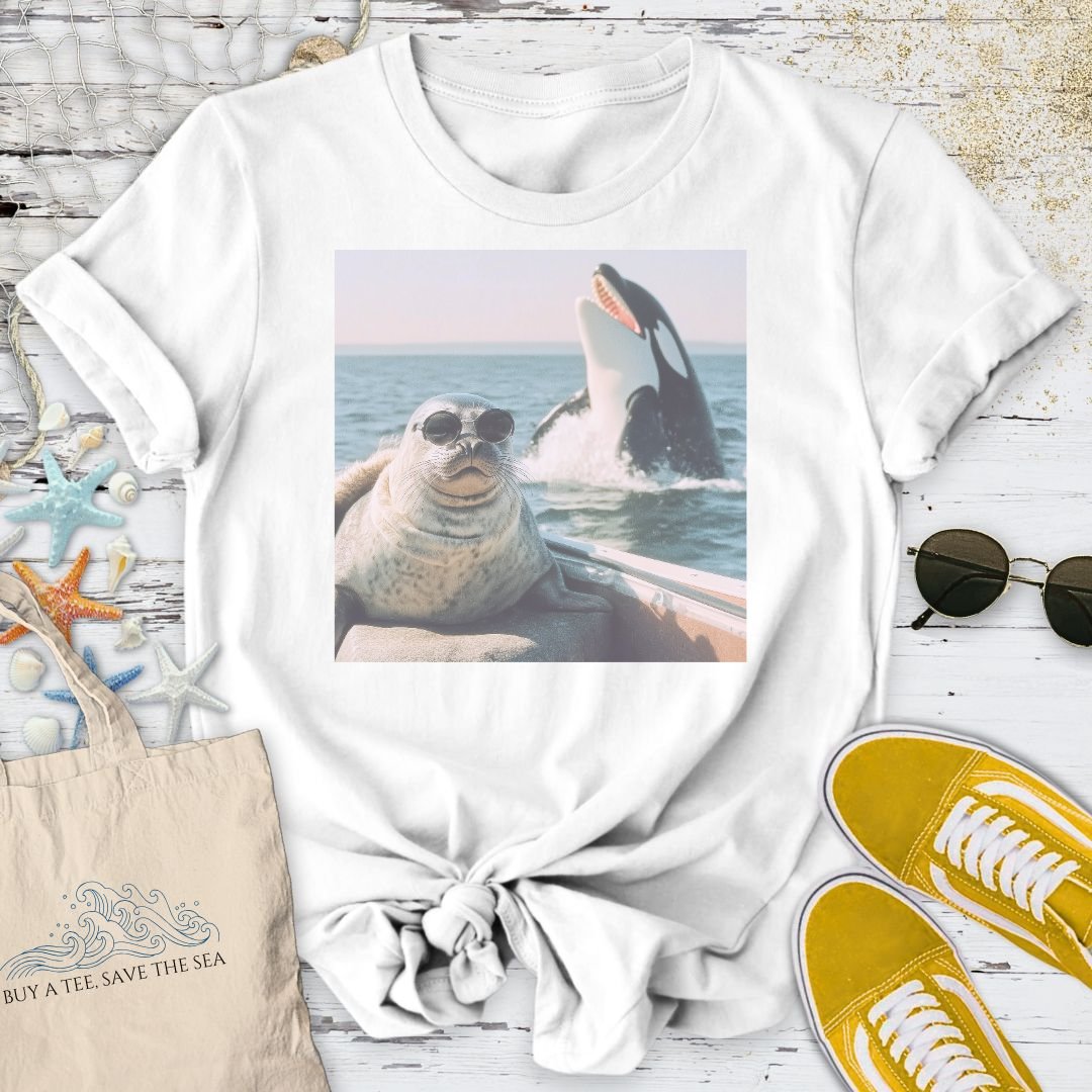 The Last Selfie, Seal & Orca T-Shirt