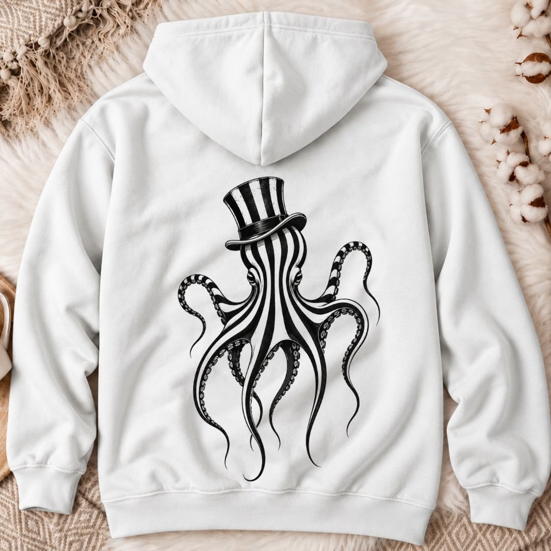 Beetlejuice Octopus Back Print Hoodie