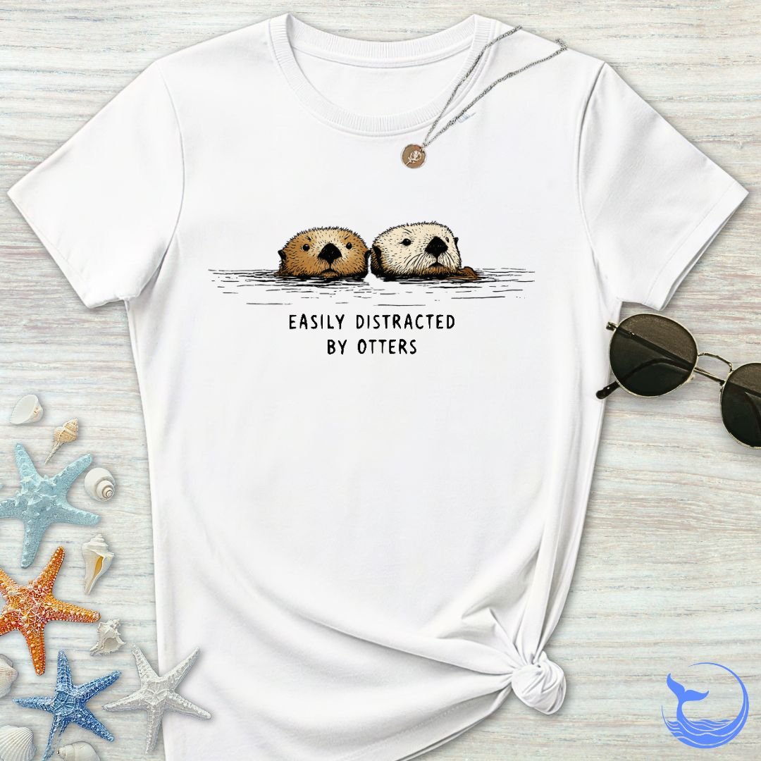 Distracted By Otters Women's T-Shirt