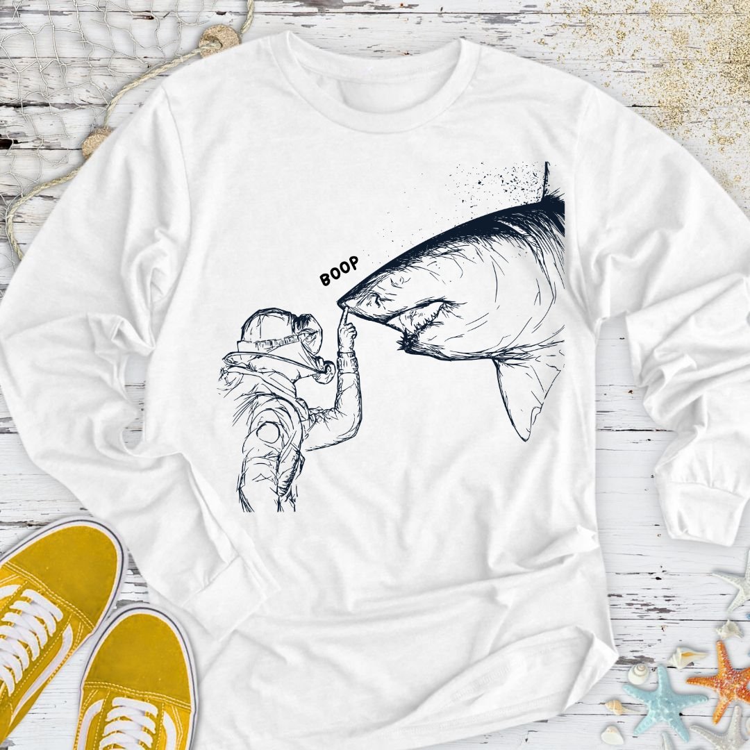 Boop, Shark Long Sleeve Tee