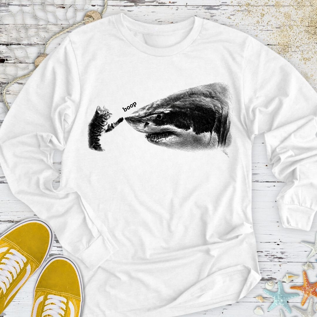 Boop Cat Long Sleeve Tee
