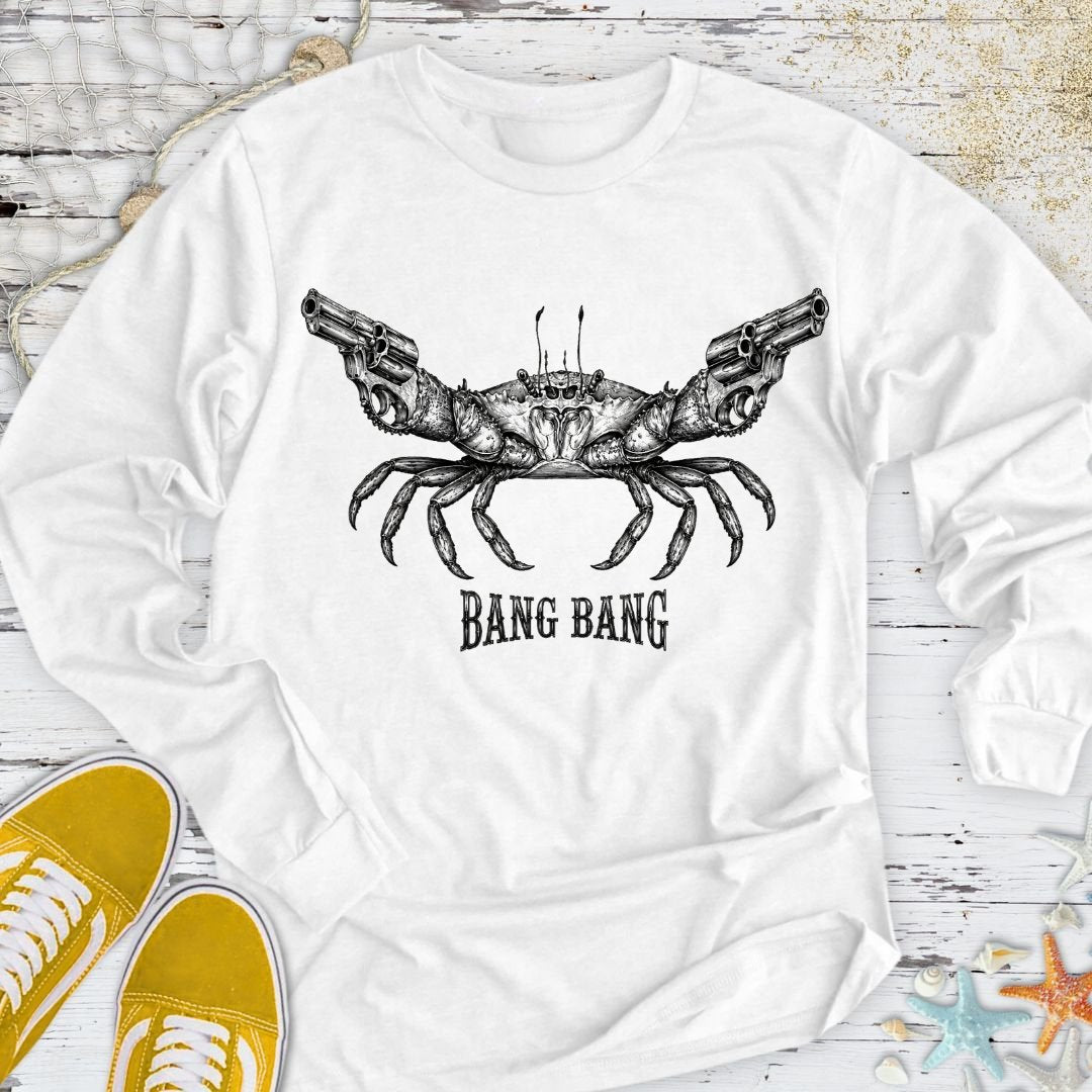 Bang Bang Crab Long Sleeve Tee