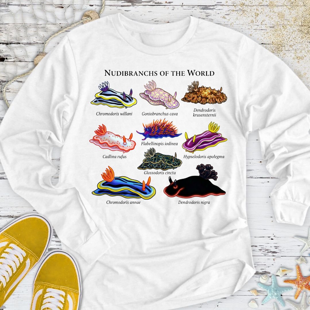 Nudibranchs Of The World Long Sleeve Tee