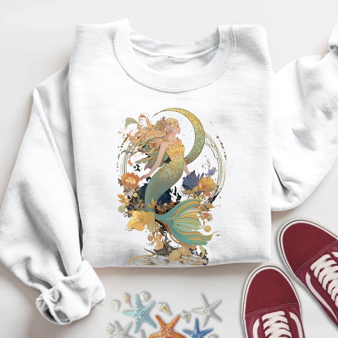 Mermaid Art Nouveau Sweatshirt